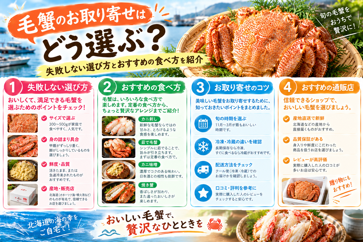 北海道産の毛蟹を食卓で楽しむ冬のごちそう